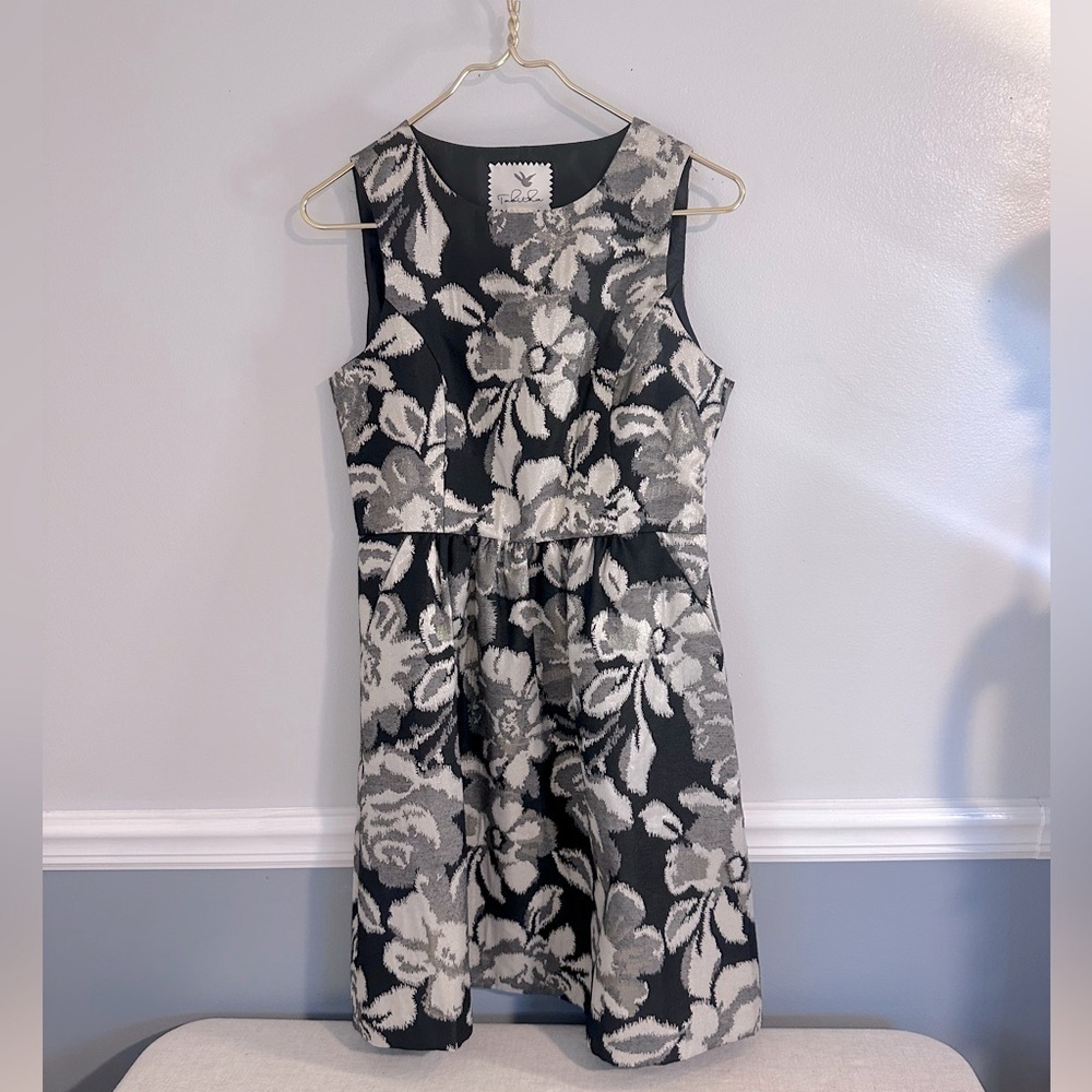 Anthropologie Tabitha Floral A Line Dress Size 4